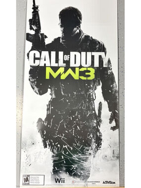 Call of Duty MW3 Wii PVC Poster 28x58 Modern Warfare 3 Promo Activision
